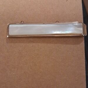 MOTHER OF PEARL TIE CLIP
